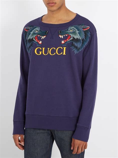 gucci sweater with wolf